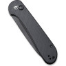 Складной нож CIVIVI ELEMENTUM Button Lock Blackwash сталь 14C28N, рукоять Black G10 C2103A